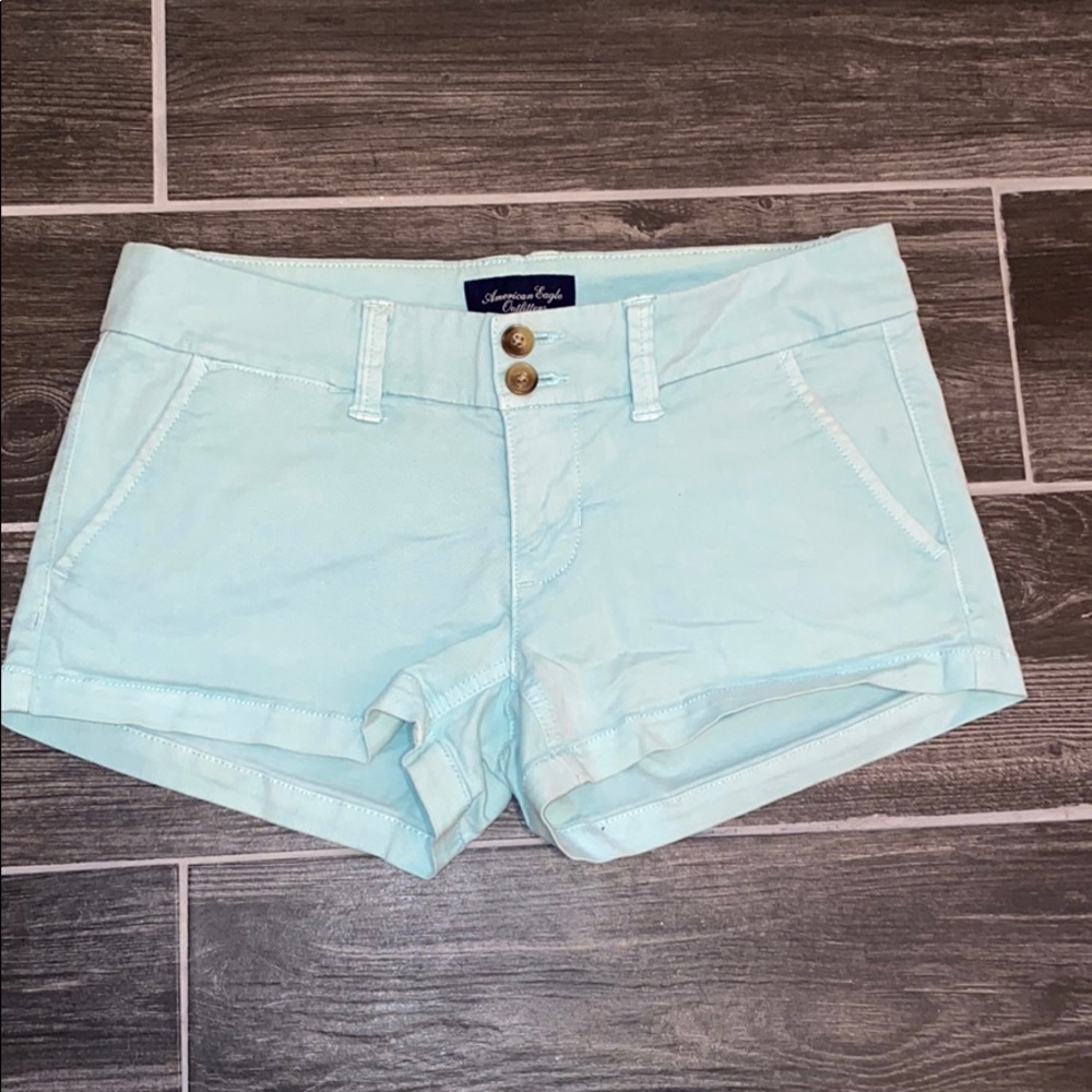 American Eagle Size 0 Shorts Seafoam Color